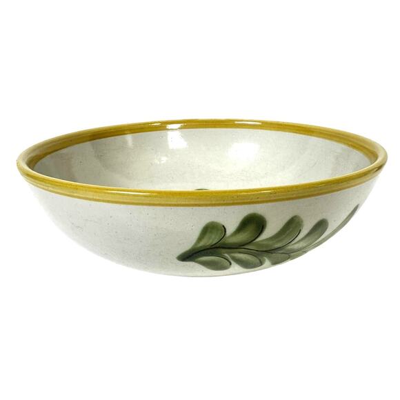 Louisville Stoneware Retired Yellow Country Flower 11" Salad/Serving Bowl-Rare! - Picture 3 of 7